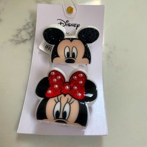 Disney x Baublebar Mickey and Minnie hair clips